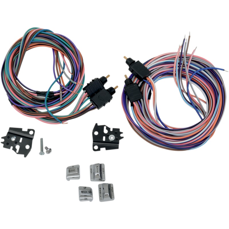 DRAG SPECIALTIES Switch Kit – Radio/Cruise – Chrome H18-0337C/60