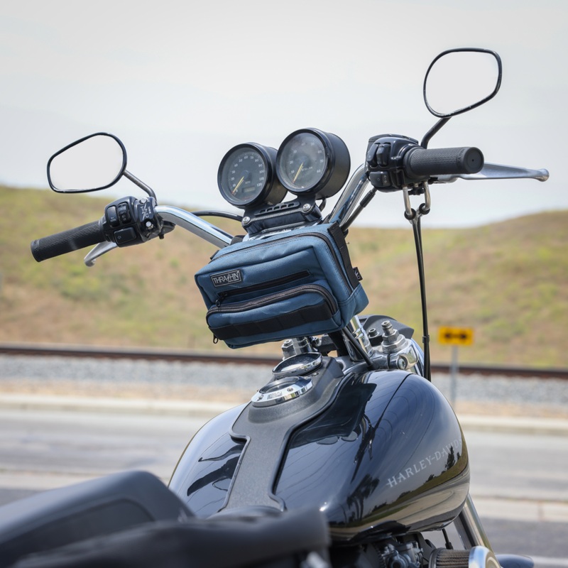 THRASHIN SUPPLY CO. Handlebar Bag – Blue THB-0023