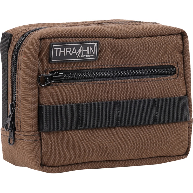 THRASHIN SUPPLY CO. Handlebar Bag – Brown THB-0006