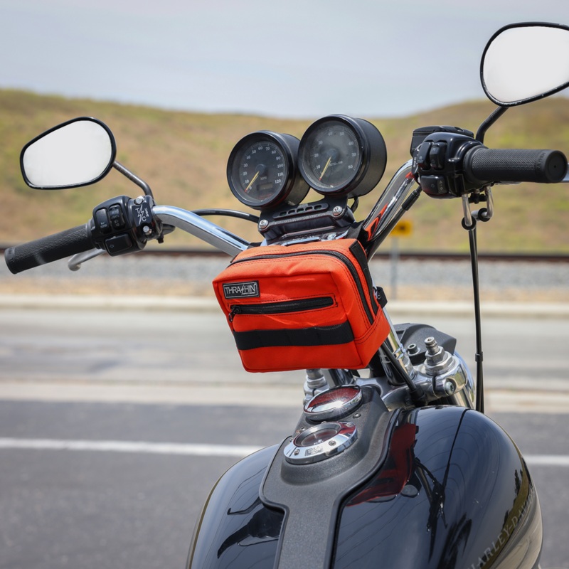 THRASHIN SUPPLY CO. Handlebar Bag – Orange THB-0025