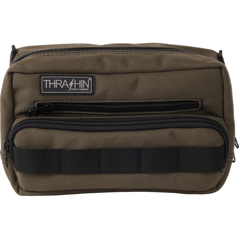 THRASHIN SUPPLY CO. Handlebar Bag Plus – Green THB-0010