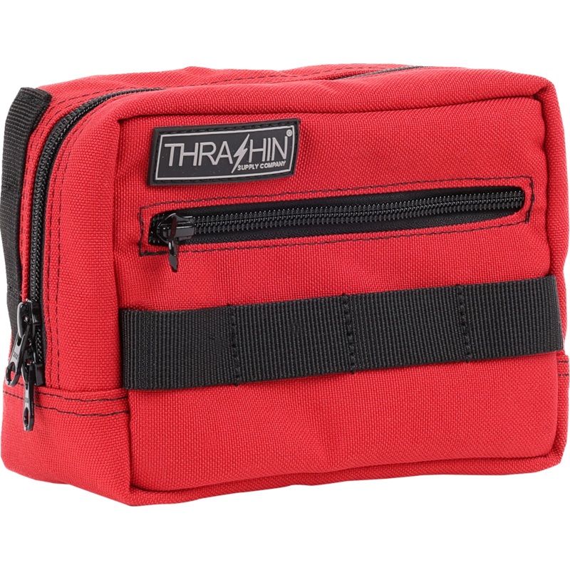 THRASHIN SUPPLY CO. Handlebar Bag – Red THB-0015