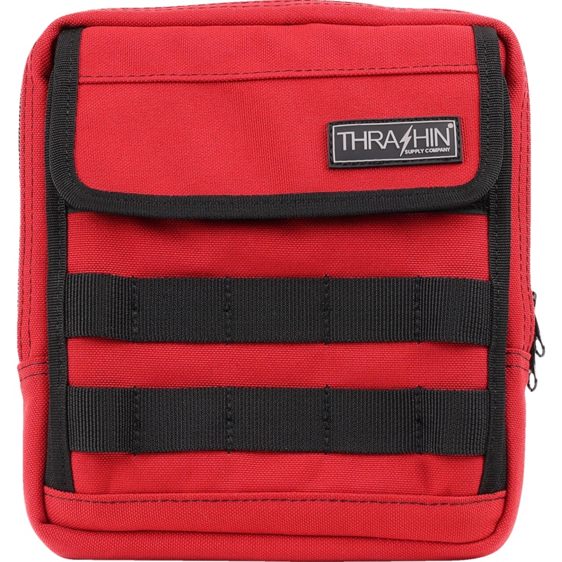 THRASHIN SUPPLY CO. Handlebar Bag Slim – Red THB-0034