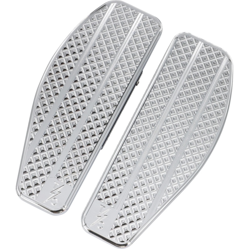 THRASHIN SUPPLY CO. Mini Floorboards – Passenger – Chrome TSC-2205-3