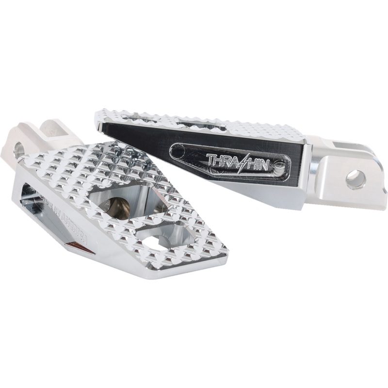 THRASHIN SUPPLY CO. P-54 Footpegs – Front – Chrome TSC-2020-3-SF