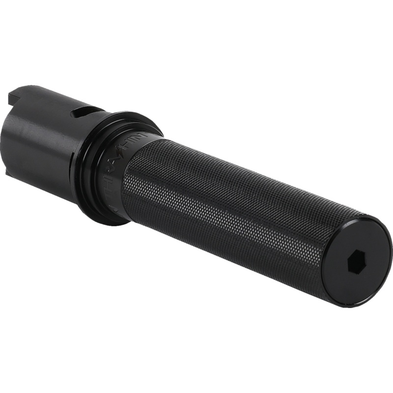 THRASHIN SUPPLY CO. Throttle Tube – Knurled – 1 – Gen 2 TBW – Black TSC-2806-1