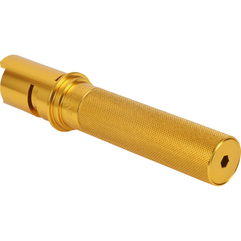 THRASHIN SUPPLY CO. Throttle Tube – Knurled – 1 – Gen 2 TBW – Gold TSC-2806-5