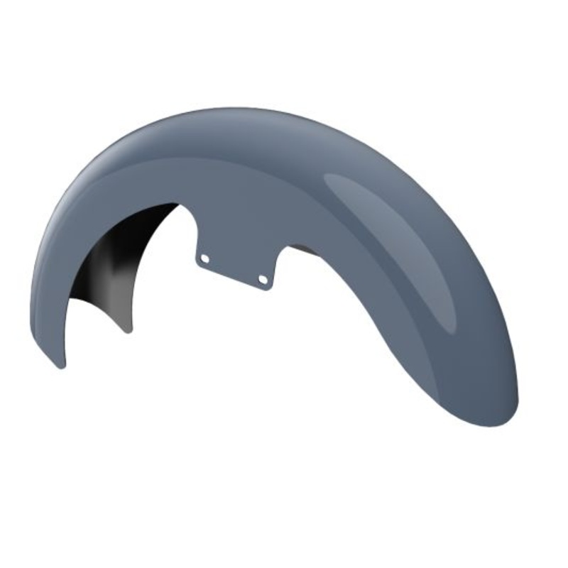 Advanblack 21 REVEAL WRAPPER HUGGER FRONT FENDER FOR ’09-’23 HARLEY TOURING – Gun Ship Gray