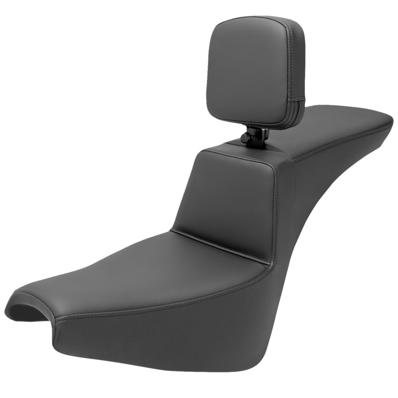 SADDLEMEN Tour Step-Up Seat – Rider Backrest – Plain – FXBB/FXST ’18-’23 818-30-194BR