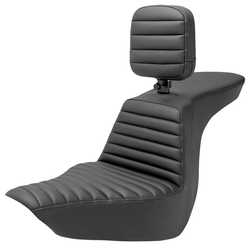 SADDLEMEN Tour Step-Up Seat – Rider Backrest – Tuck-n-Roll – FLSB/FXLR ’18-’23 818-29-191BR