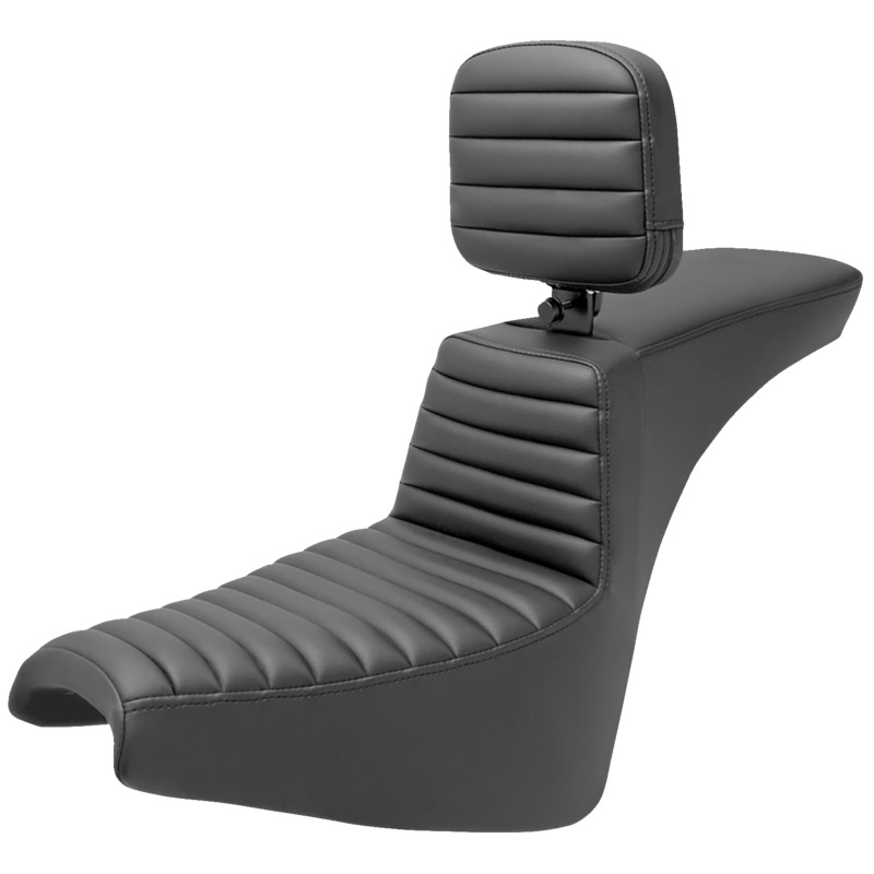 SADDLEMEN Tour Step-Up Seat – Rider Backrest – Tuck-n-Roll – FXBB/FXST ’18-’23 818-30-191BR