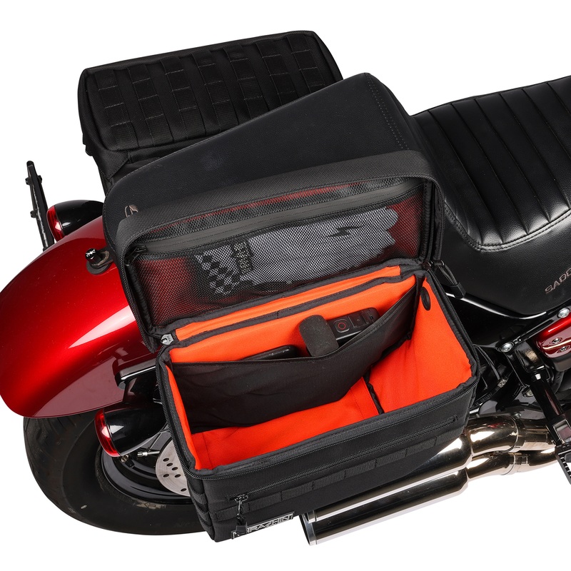 THRASHIN SUPPLY CO. Escape Saddlebags – Black TSB-0007