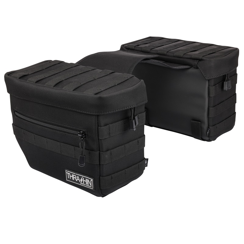 THRASHIN SUPPLY CO. Essential Saddlebags – Black TSB-0006