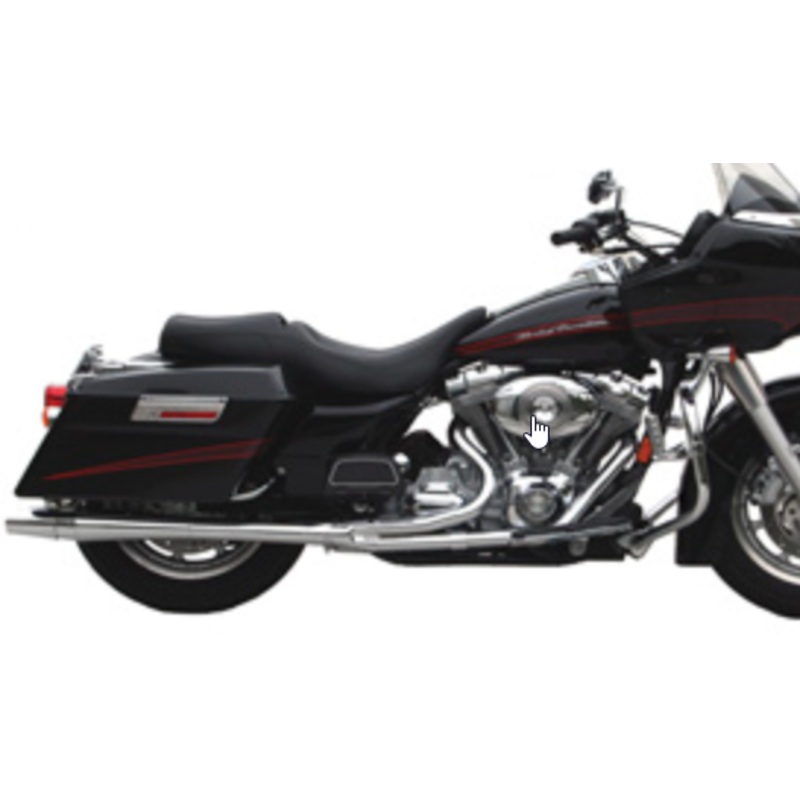 THUNDERHEADER 2007-2008 DRESSERS 2 INTO 1 long style (right side only) Includes Heat Shields – Chrome