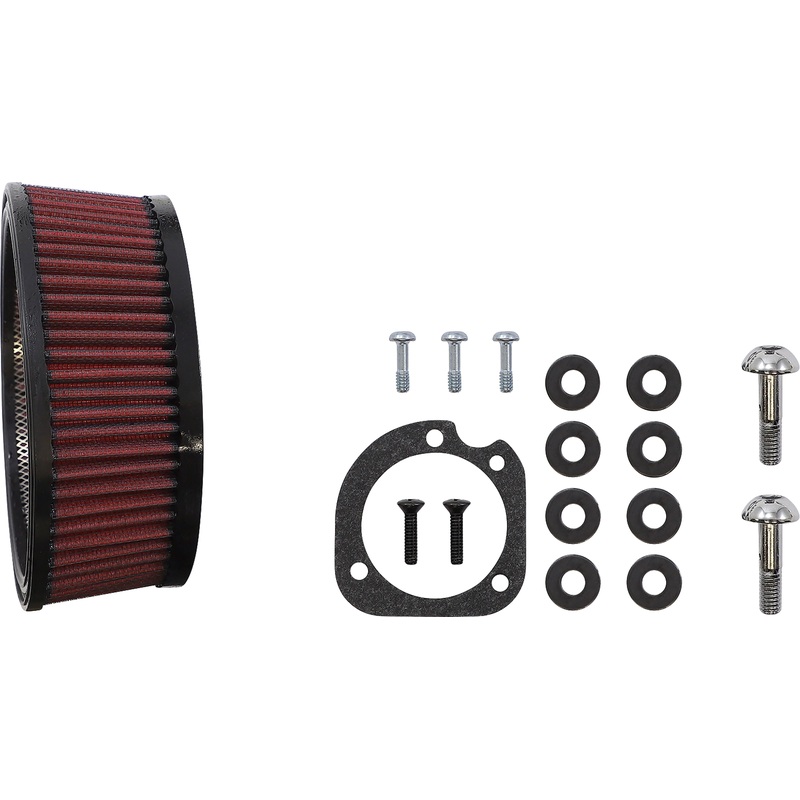 S&S CYCLE Air Stinger Stealth Air Cleaner Kit – Black 170-0722A