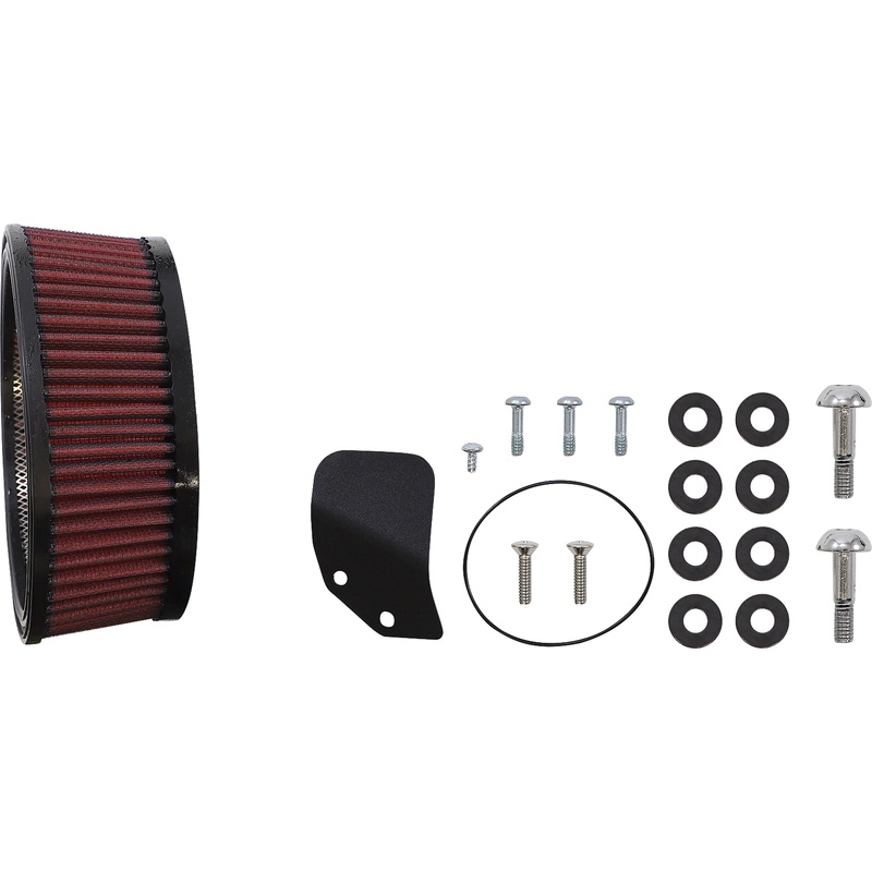 S&S CYCLE Air Stinger Stealth Air Cleaner Kit – Chrome 170-0717A
