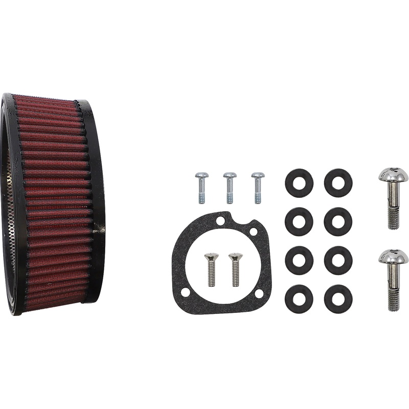 S&S CYCLE Air Stinger Stealth Air Cleaner Kit – Chrome 170-0721A