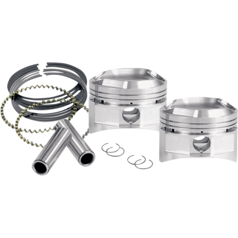 S&S CYCLE Piston Kit – for 88, 93 & 96 Super Stock? Heads – 3.625 – +.010 92-1061