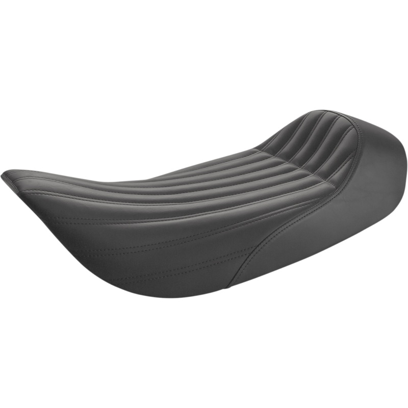 SADDLEMEN Knuckle Solo Seat – Ribbed – Black 897-06-0023
