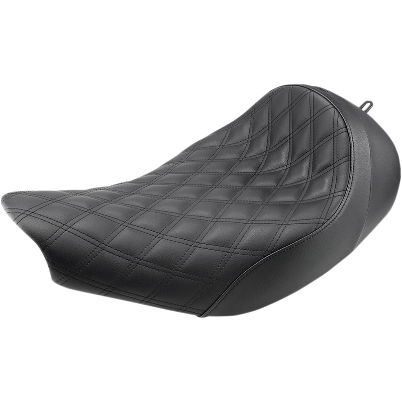 SADDLEMEN Renegade Solo Seat – Lattice Stitched – Black I14-07-002LS