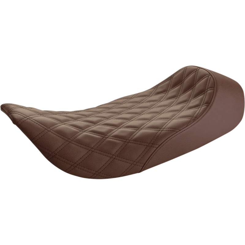 SADDLEMEN Renegade Solo Seat – Lattice Stitched – Brown 897-06-002BLS