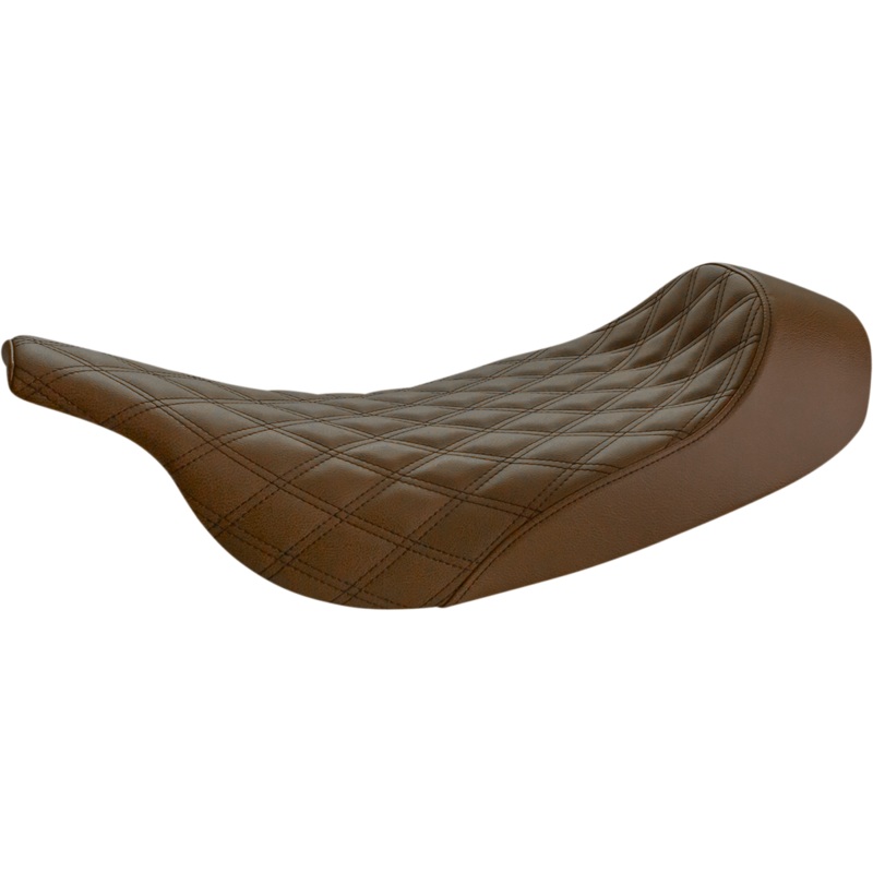 SADDLEMEN Renegade Solo Seat – Lattice Stitched – Brown 897-07-002BLS