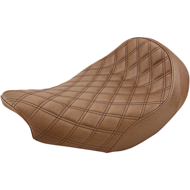 SADDLEMEN Renegade Solo Seat – Lattice Stitched – Brown I14-07-002BLS
