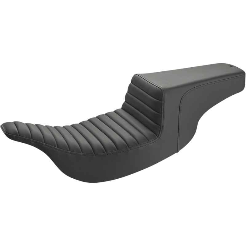 SADDLEMEN Step-Up Seat – Front Tuck-n-Roll – Black 897-07-171