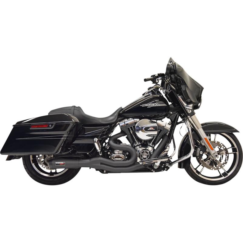 BASSANI XHAUST 2:1 Exhaust – Black 1F61B