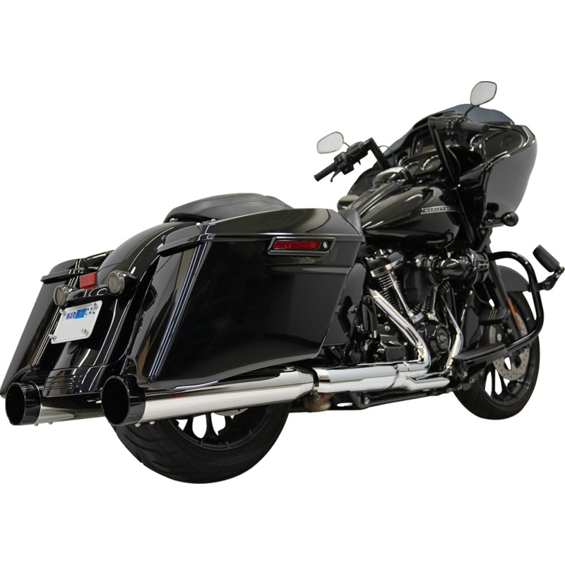 BASSANI XHAUST 4-1/2 Slip-On Mufflers – Chrome 1F745