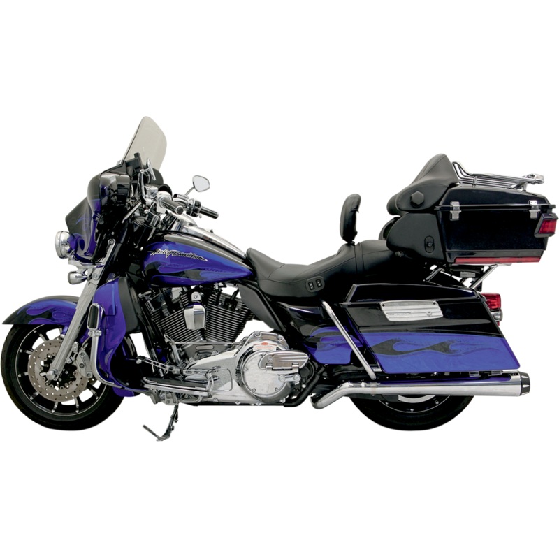 BASSANI XHAUST Mega Power Pseudo Muffler – Chrome – ’09 – ’20 FL 1F49R