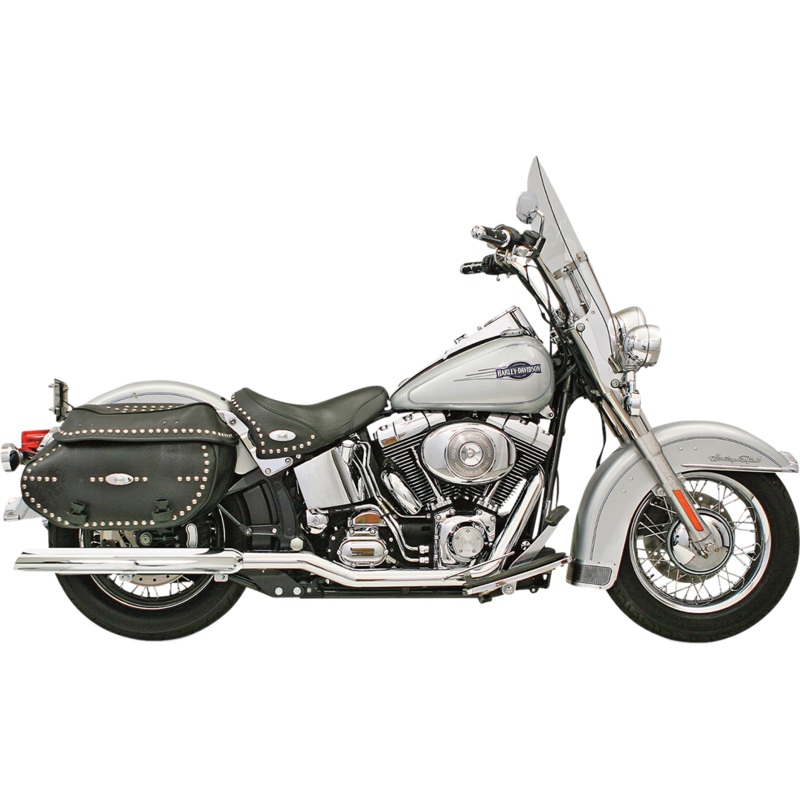 BASSANI XHAUST Tru Dual Exhaust – ’07-’17 Softail SFT-212