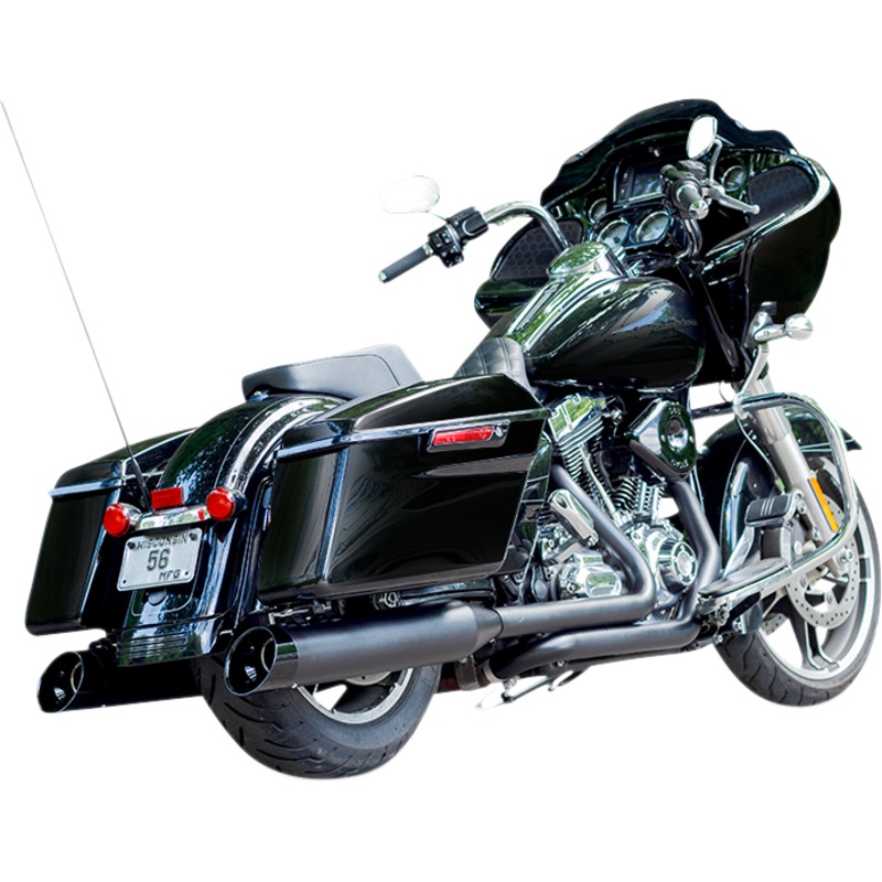 S&S CYCLE 4-1/2 Black MK45 Cutlass Performance Mufflers 550-1016