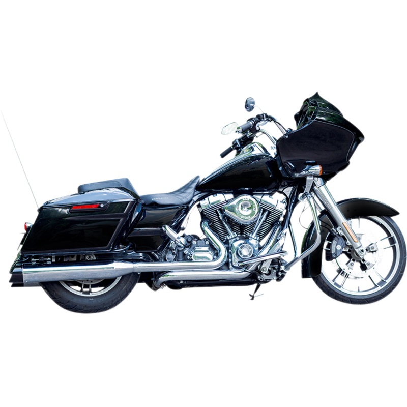 S&S CYCLE 4-1/2 Chrome MK45 Cutlass Performance Mufflers 550-1017