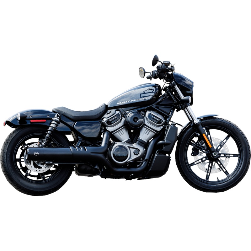 S&S CYCLE 4-1/2 Grand National Slip-On Muffler – Black 550-1074