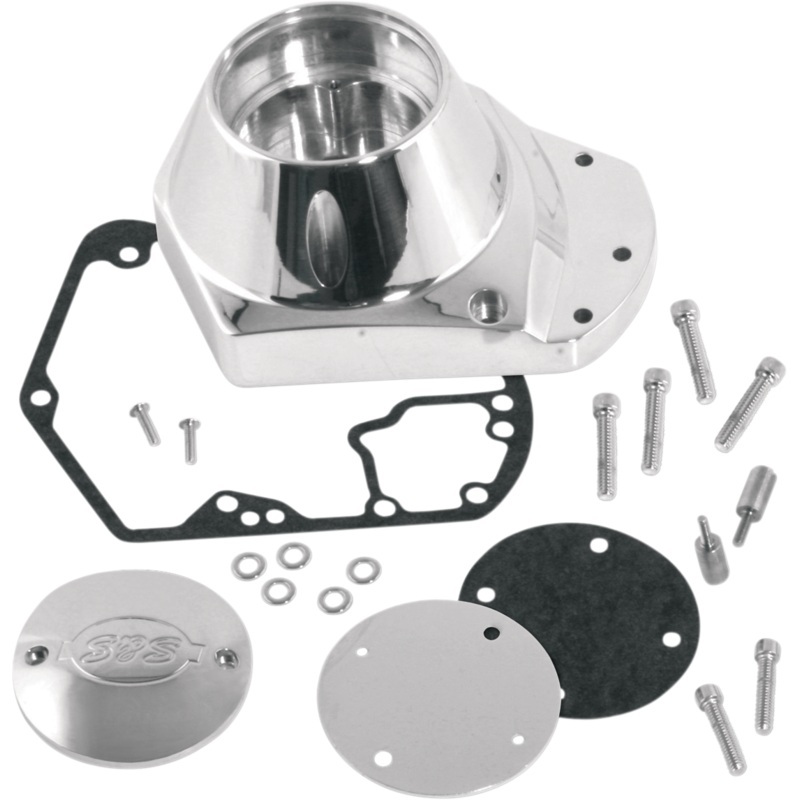 S&S CYCLE Cam Cover – Polished Billet – Big Twin 31-0335
