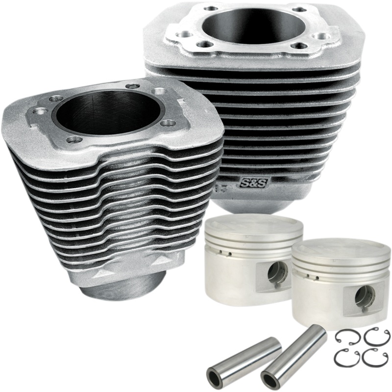 S&S CYCLE Cylinder & Piston Kit – 80 – Evolution Big Twin – Natural 910-0179