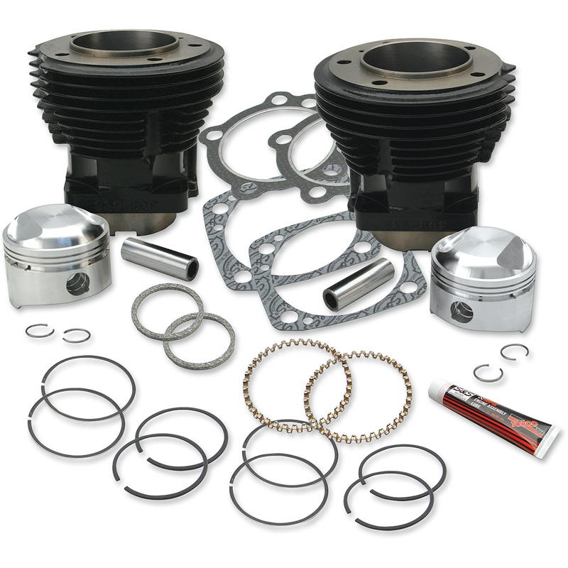 S&S CYCLE Cylinders and Pistons – 80 – Low Compression 91-9024
