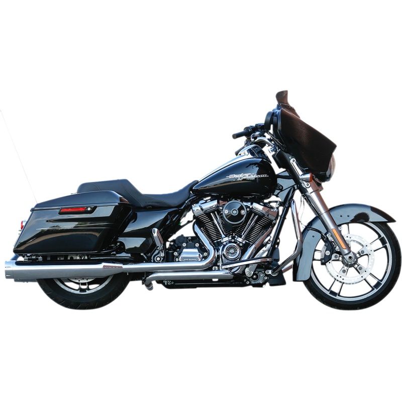 S&S CYCLE El Dorado Dual Exhaust System – Chrome – Chrome Tracer 550-0851A