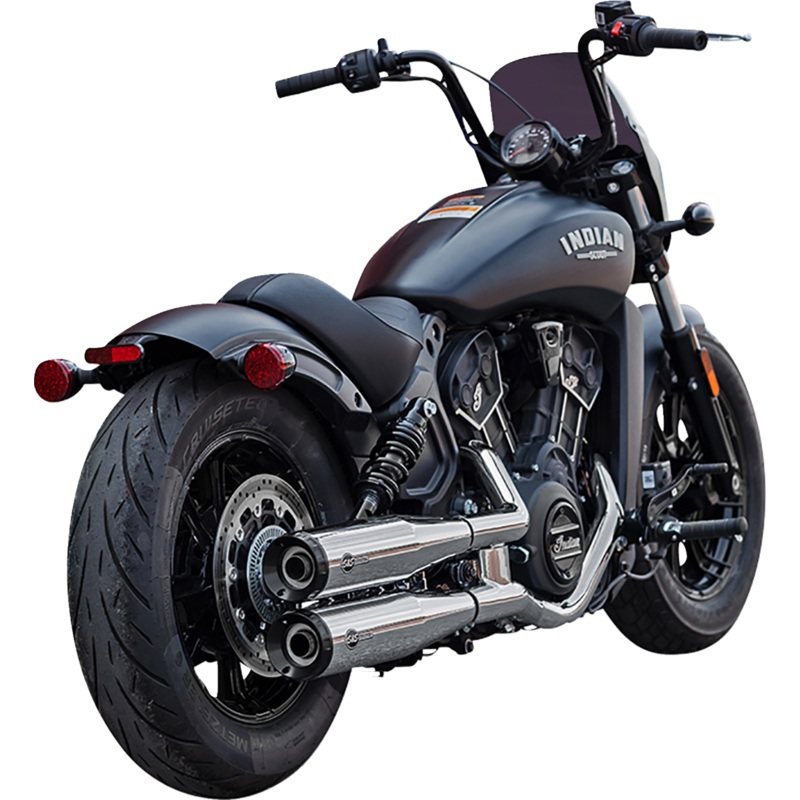 S&S CYCLE Grand National Slip-On Mufflers – Chrome – Race Only 4110-156-R
