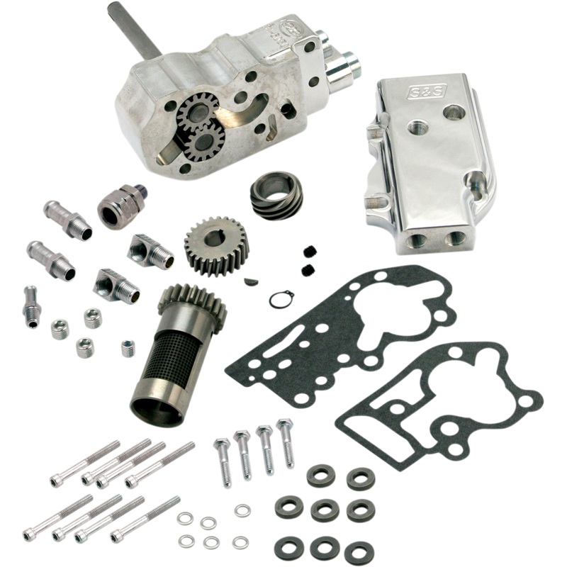 S&S CYCLE Oil Pump with Gears – Universal Cover – Big Twin 31-6295