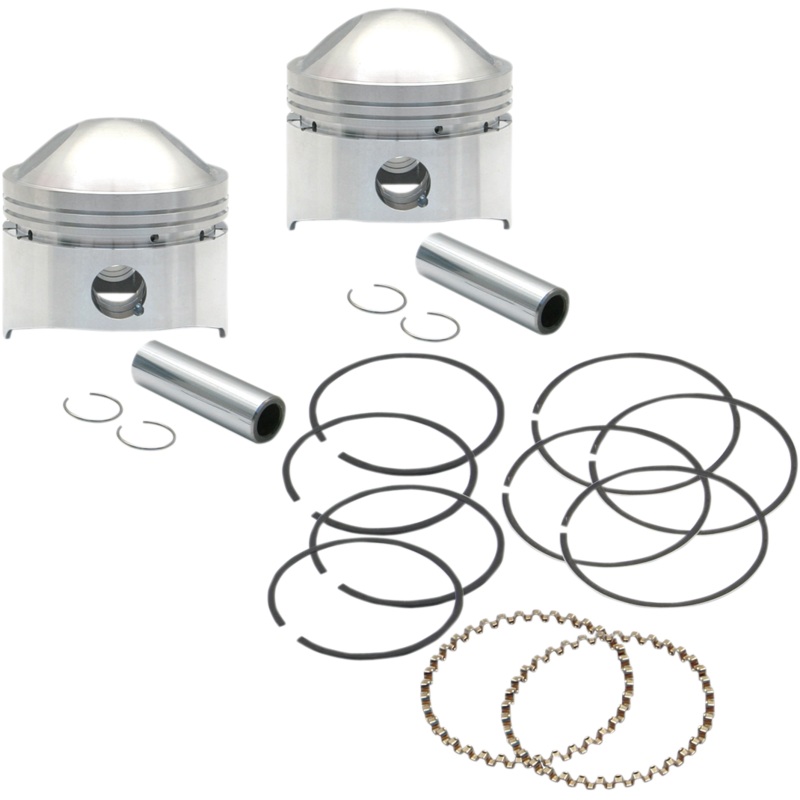 S&S CYCLE Piston Kit – Low Compression – 80 Stock Motor – +.010 106-5512