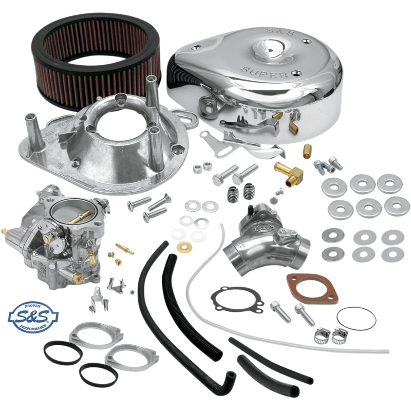 S&S CYCLE Super G Carburetor Kit – Evolution Big Twin 11-0427