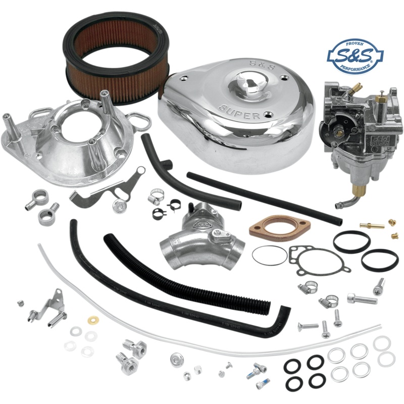 S&S CYCLE Super G Carburetor Kit – Evolution Big Twin 11-0434