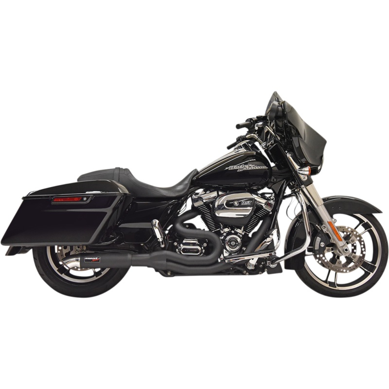 BASSANI XHAUST 2:1 Exhaust – Black 1F88B