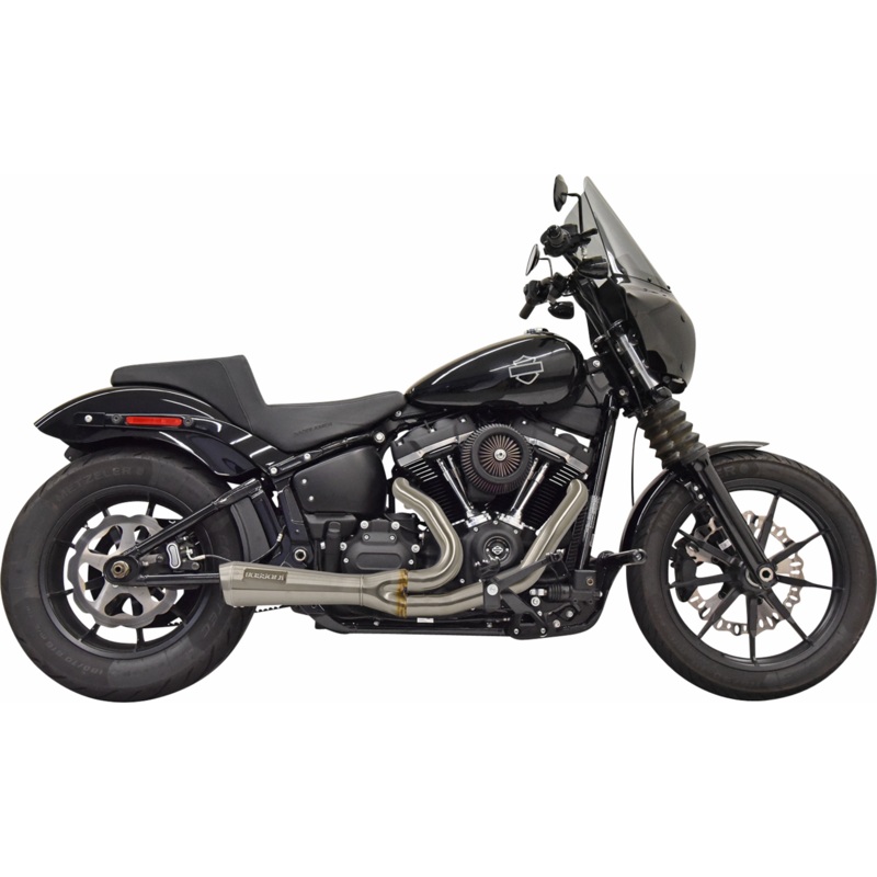 BASSANI XHAUST 2-into-1 Ripper Short Exhaust System – Stainless Steel – 49-State 1S73SSE