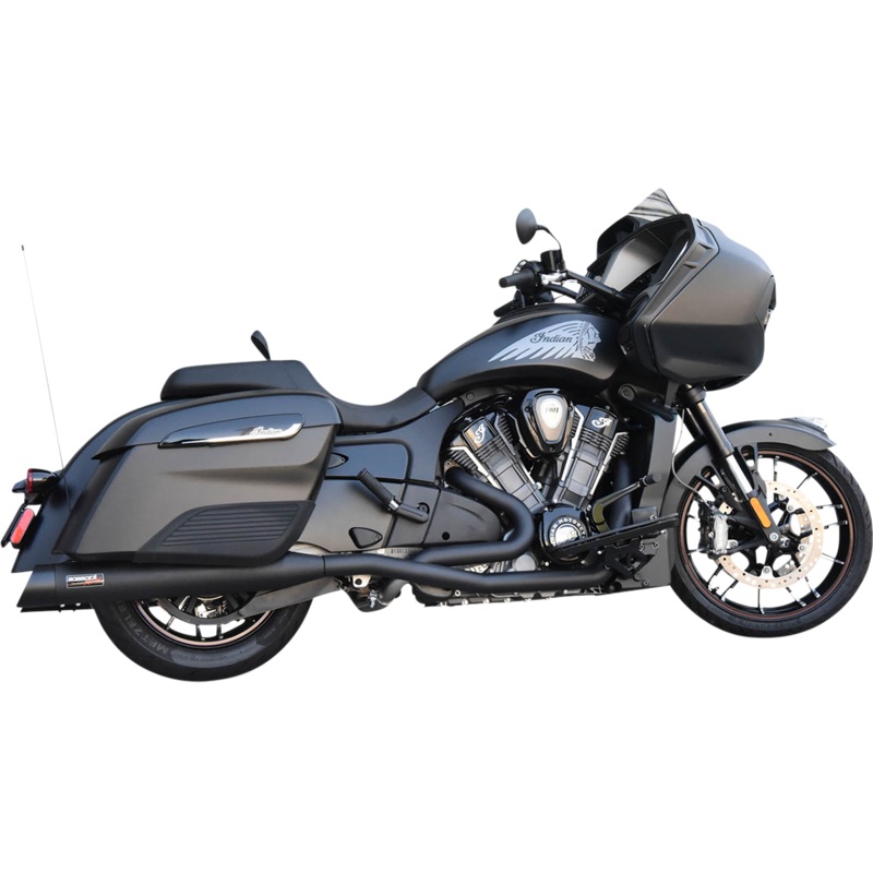 BASSANI XHAUST Exhaust Dual Challenger – Black 8H16SB