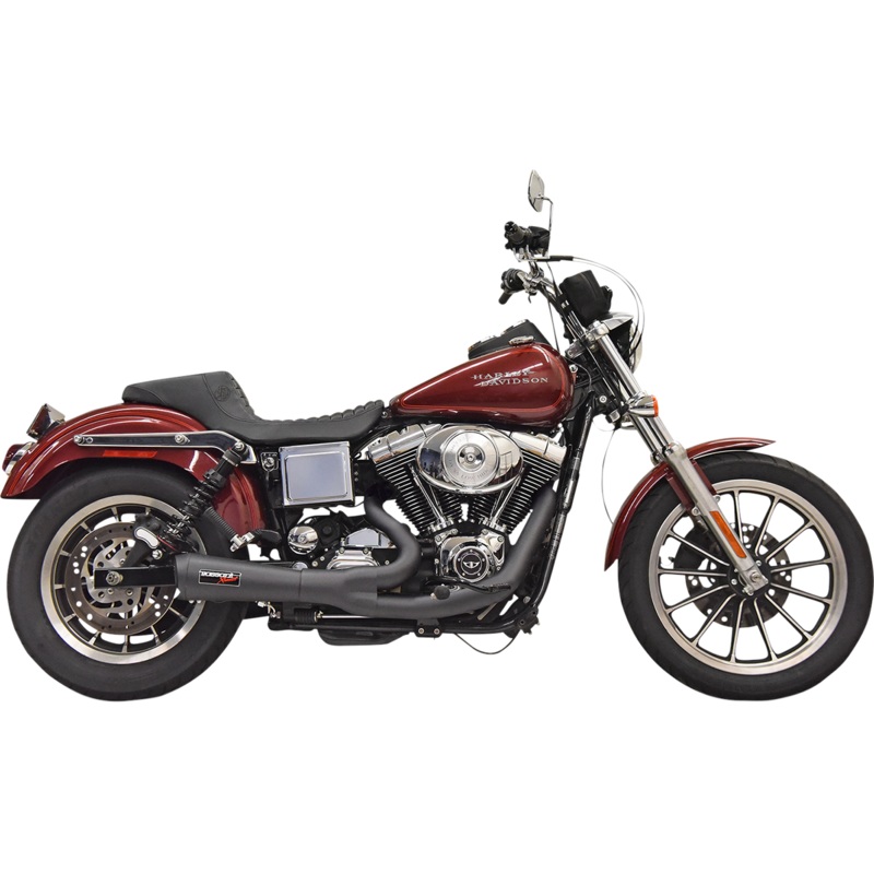 BASSANI XHAUST Ripper 2:1 Exhaust System – Black 1D5B