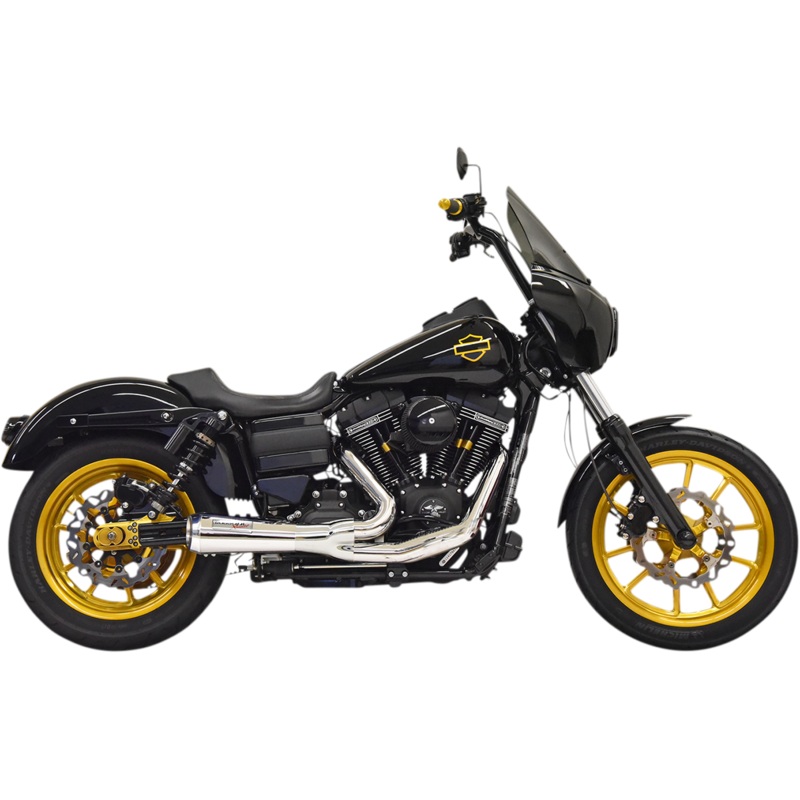 BASSANI XHAUST Ripper 2:1 Exhaust System – Chrome 1D6C
