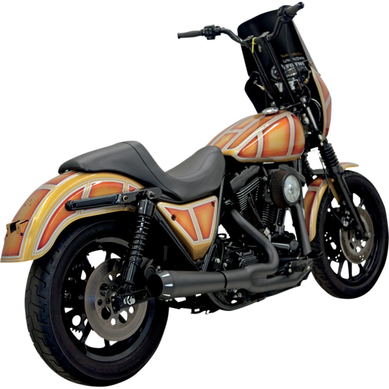 BASSANI XHAUST Road Rage 2:1 Exhaust – Black 1FXR2B
